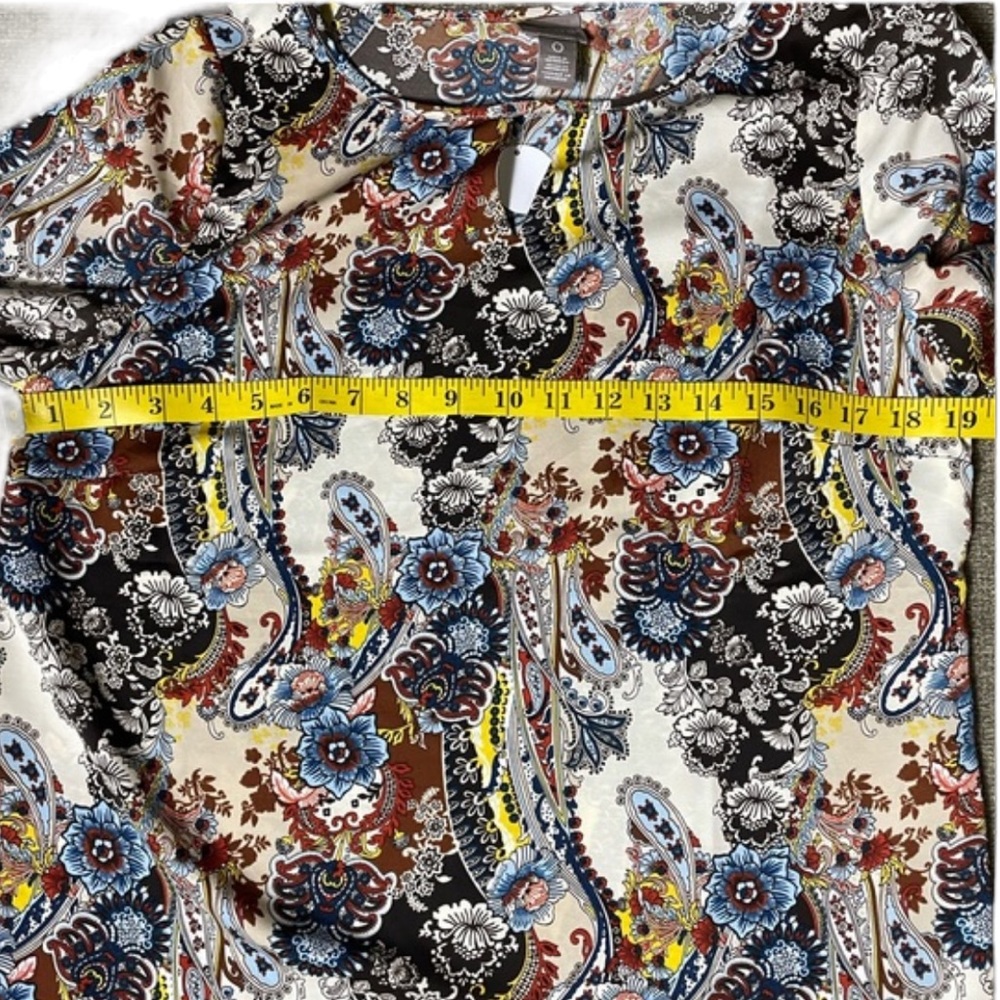 NWT Chico’s Paisley Keyhole Pullover Tunic - Picture 6 of 10